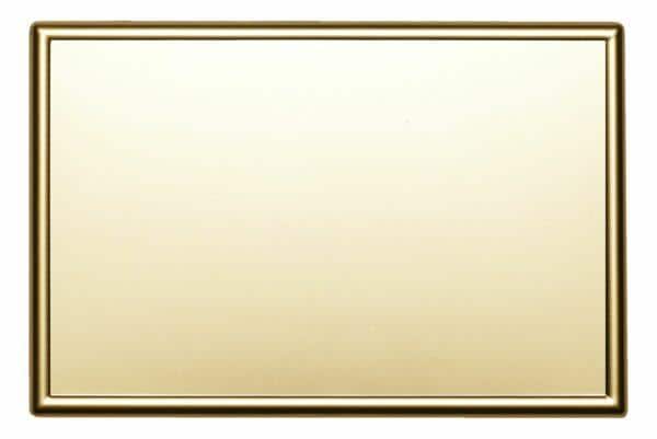 Pompes Funèbres LOIC - Plaque identité cercueil avec rebord or