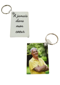Porte-clés personnalisée hommage créatif par les Pompes funèbres LOIC